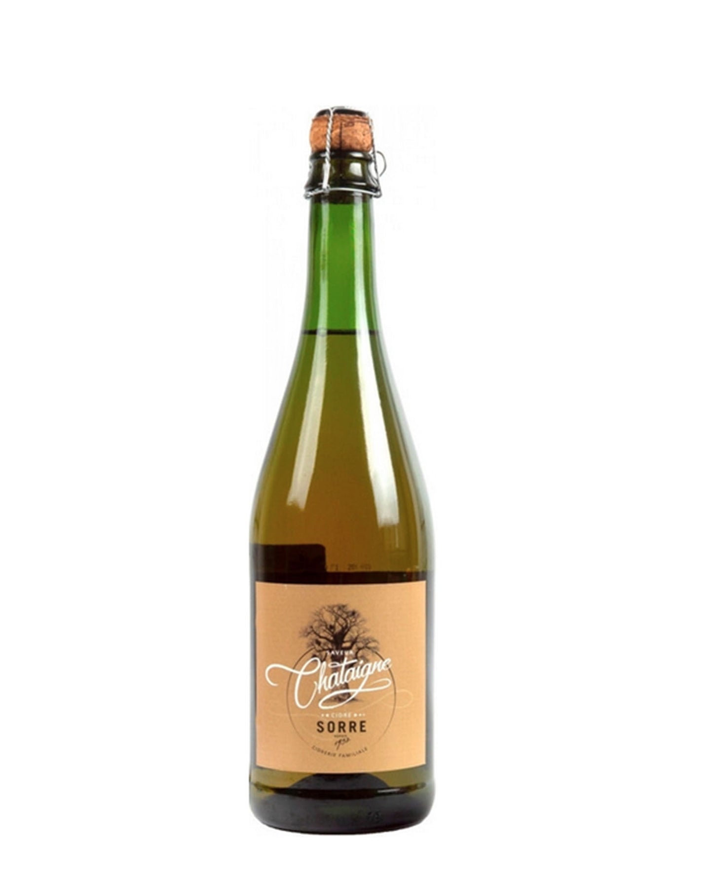 Cidre saveur chataigne brut 75cl maison SORRE