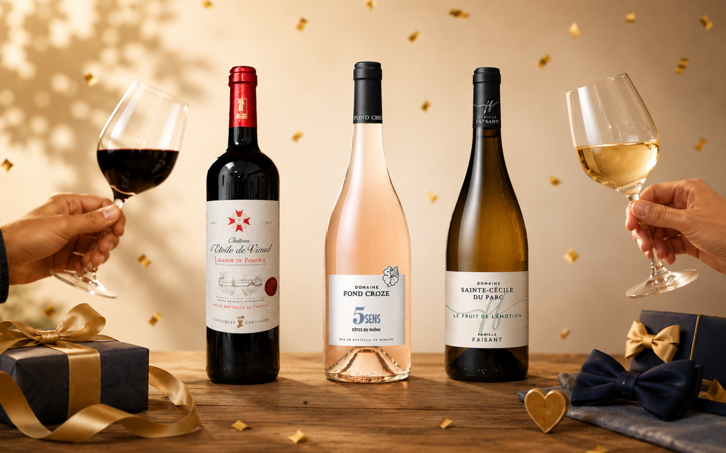 Lot de 3 bouteilles - spécial Fête des Pères !