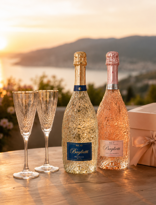 LOT DE 2 PROSECCO BAGLIETTI BLANC ET ROSÉ