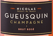 Carton 6 bouteilles Champagne Nicolas Gueusquin Rosé 1er cru