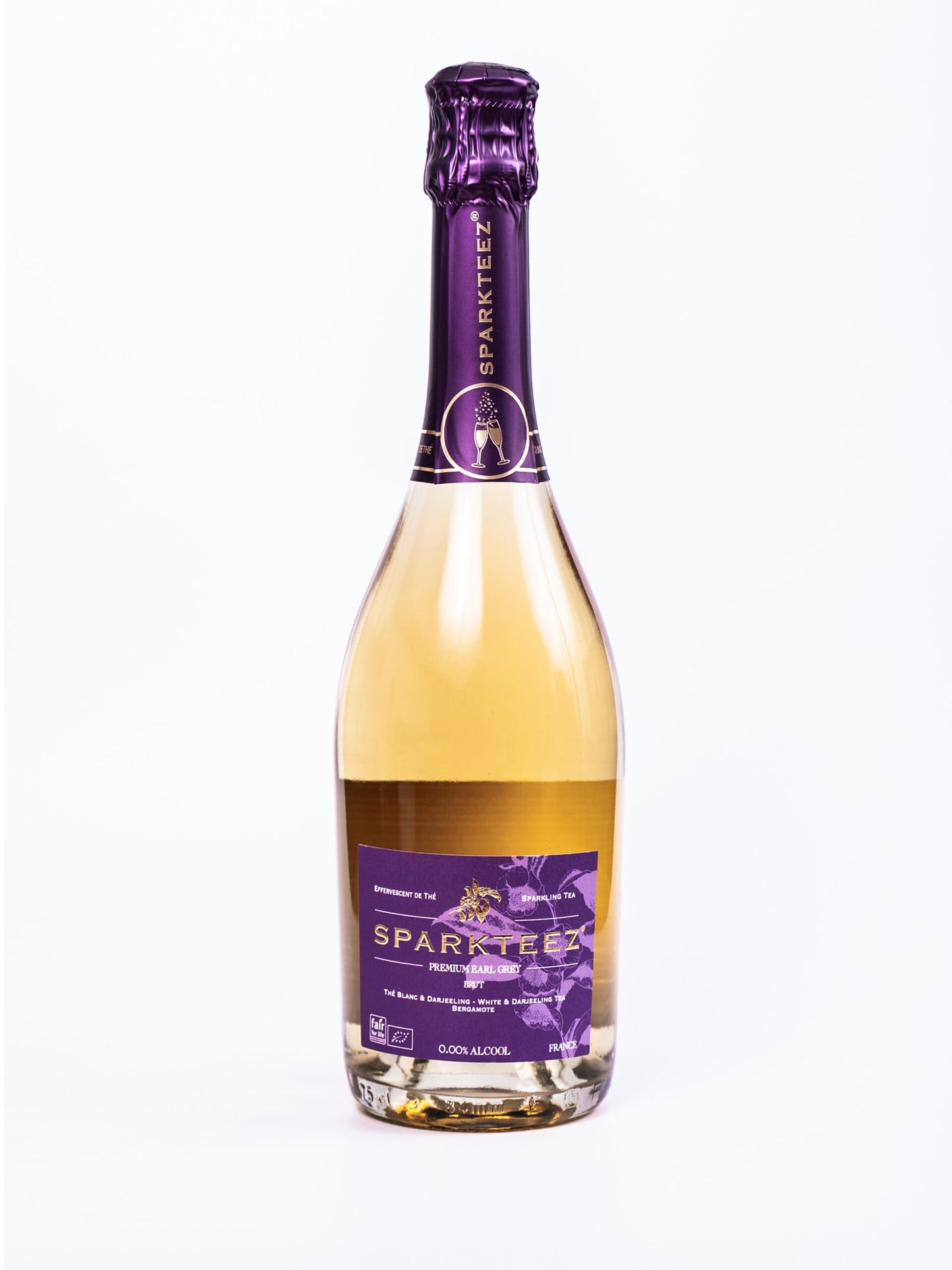 Thé pétillant Bio Sparkteez Cuvée Prémium earl Grey 0% alcool