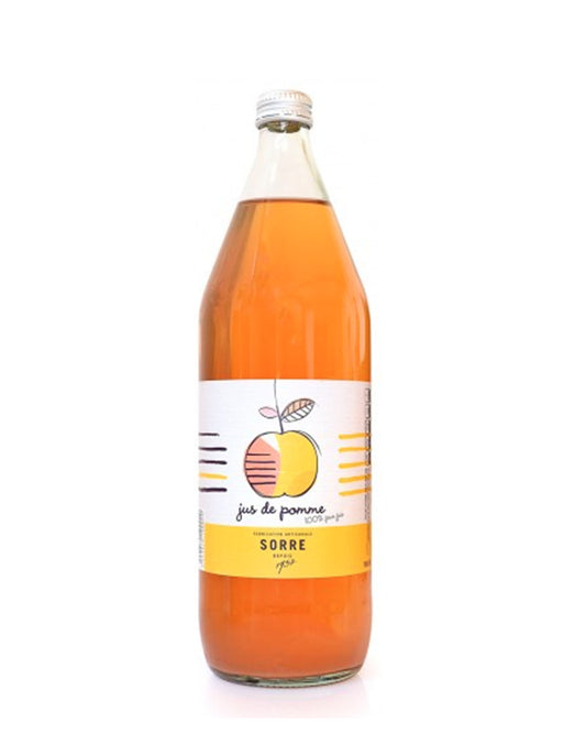 Jus de pomme artisanal bouteille 1 litre SORRE
