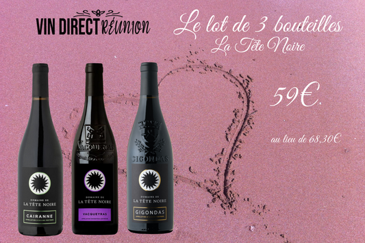 Trilogie Domaine de la Tête Noire 3 bouteilles