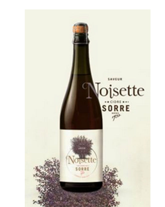 Cidre saveur noisette brut  75cl maison SORRE