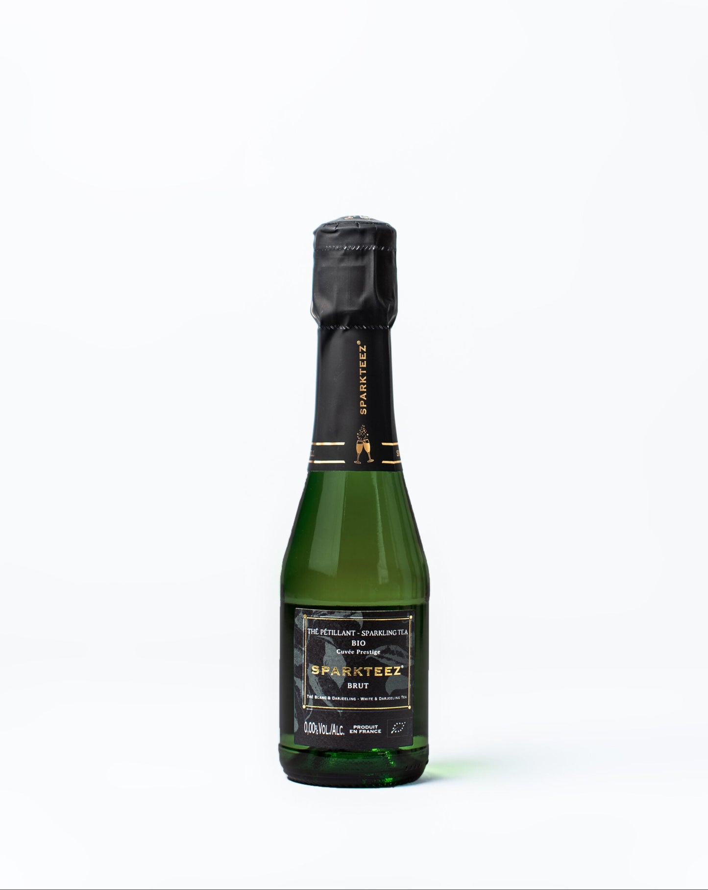 Thé pétillant Bio Sparkteez Cuvée Prestige 0% alcool mini bouteille 20cl