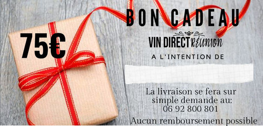 BON CADEAU 75 euros