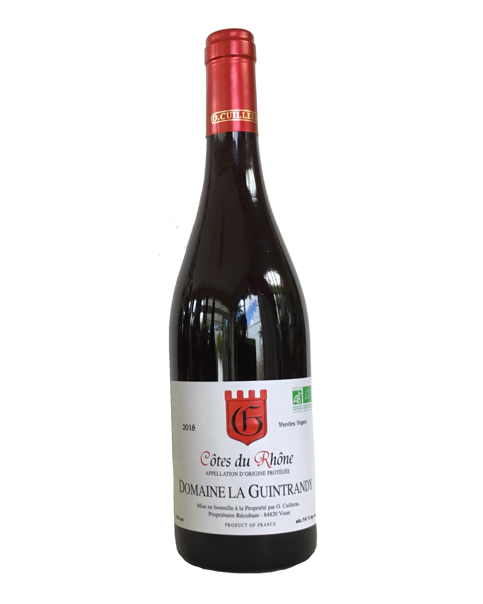 Côtes-Du-Rhône Domaine la Guintrandy Bio vieilles vignes 2021